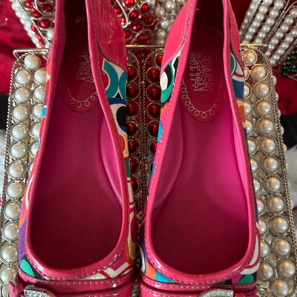 COACH Remmi Logo Flats 6.5 - Picture 2 of 4